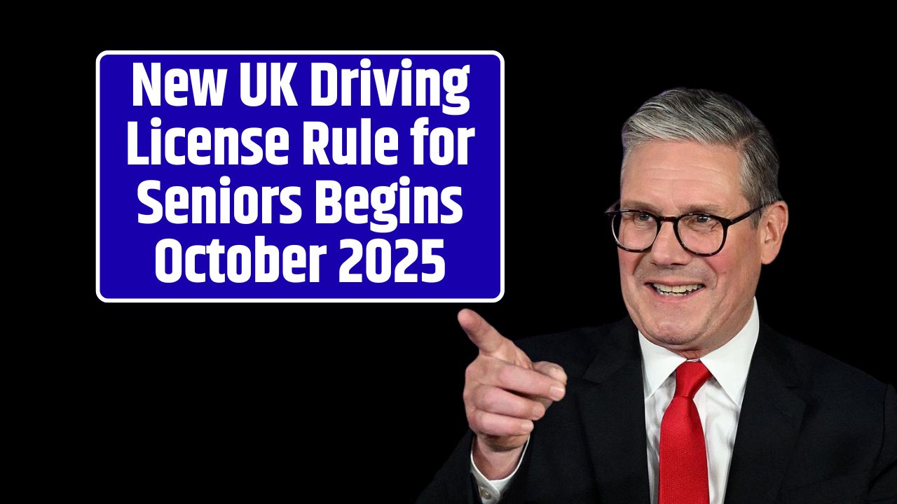 New UK Driving License Rule for Seniors Begins October 2025